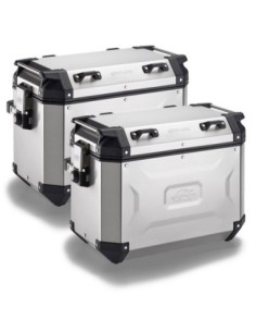 MALETAS KAPPA MKCAM-SIDE 48L K' VOYAGER ALUMINIO NATURAL Monokey Cam Side System