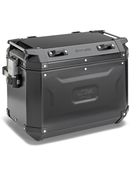 MALETA KAPPA MKCAM-SIDE 48L K' VOYAGER ALUMINIO BLACK LINE DX Monokey Cam Side System