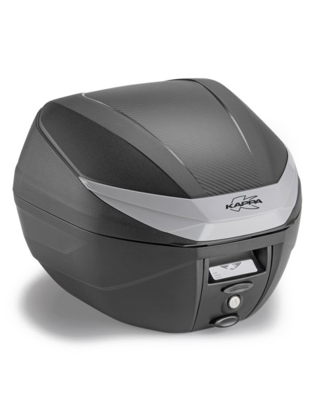 MALETA KAPPA ML 30 LTS  K30 NEGRO BASE/N C/EMBELL CENTRAL PLATA Monolock