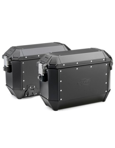 MALETAS KAPPA LATERALES MK 36LTS  KMS36/K-MISSION BLACK L (2UNI) MONOKEY