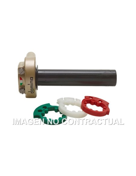 Mando Gas Domino XM2 Dorado sin puños 3847.03