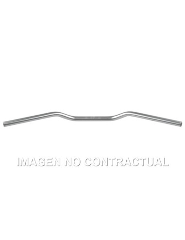 Manillar TRW Aluminio 22 mm Superbike Plata