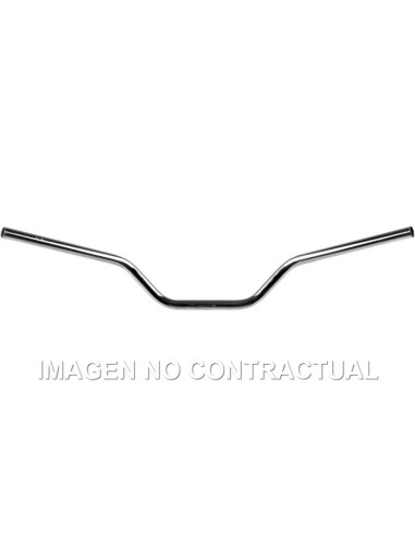 Manillar TRW Acero 22 mm Classic High cromado