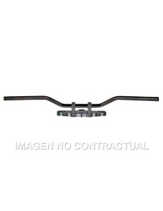 Manillar TRW acero 22 mm Classic Low negro