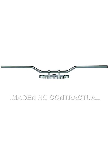 Manillar TRW acero 22 mm Speedfighter cromado