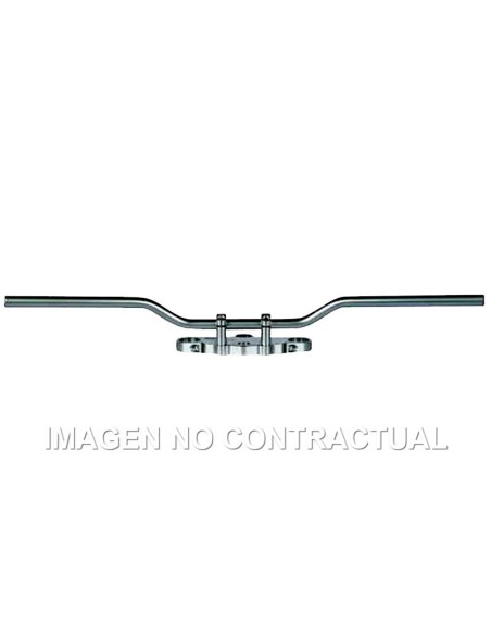 Manillar TRW acero 22 mm Speedfighter cromado
