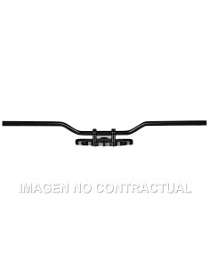 Manillar TRW acero 22 mm Speedfighter negro