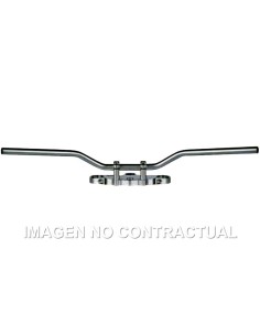 Manillar TRW acero 22 mm Superbike Confort cromado