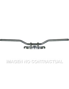 Manillar TRW acero 22 mm Superbike Elegance cromado