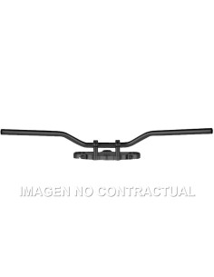 Manillar TRW acero 22 mm Superbike Elegance negro