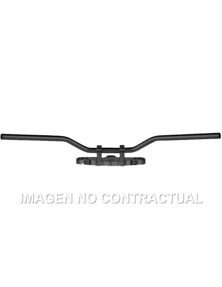 Manillar TRW acero 22 mm Superbike Elegance negro