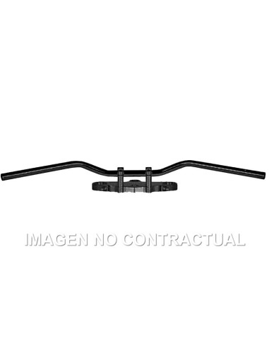 Manillar TRW acero 22 mm Superbike Sportive negro