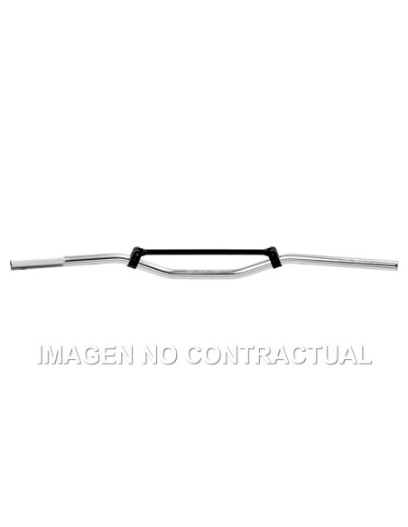 Manillar TRW Aluminio 22 mm Off-Road Plata Low