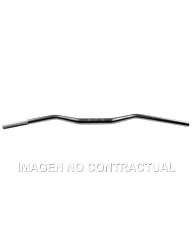 Manillar TRW Maxi Trail 28,6 mm Low Plateado