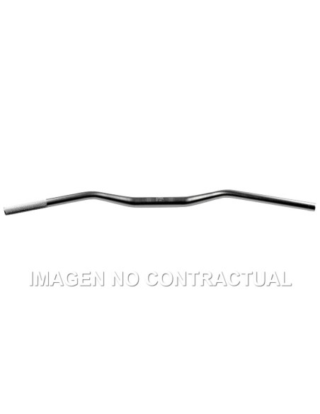 Manillar TRW Maxi Trail 28,6 mm Low Plateado