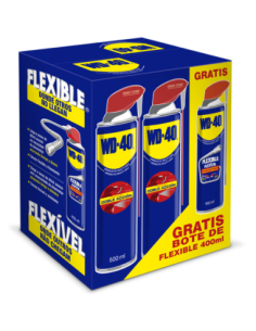 PACK WD40 DOBLE ACCION 500 ML FLEXIBLE 400 ML REGALO