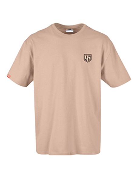 CAMISETA UP DESIGN TRACK BEIGE TALLA M
