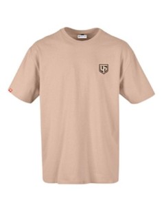 CAMISETA UP DESIGN TRACK BEIGE TALLA S