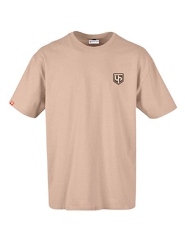 CAMISETA UP DESIGN TRACK BEIGE TALLA S