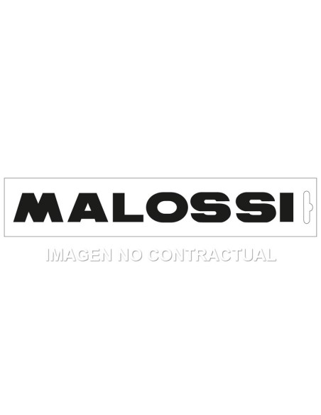 Adhesivo Malossi Negro 16,6 cm