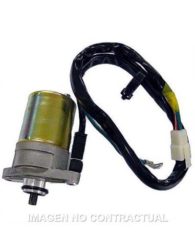 Motor Arranque 12V - 10 Dientes - Rotación Izquierda - Con Cable