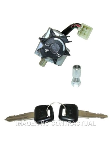 llave contacto peugeot ludix 50 27700104