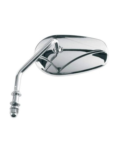 espejo hert cromado harley davidson izquierdo 38404121