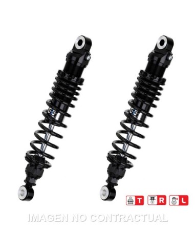 Juego Amortiguadores Traseros YSS Black Edition Gas Top Line Triumph Bonneville
