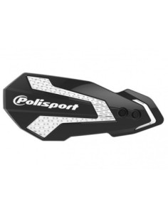 PARAMANOS POLISPORT MX FLOW KAWASAKI KX 250 F (20-22) NEGRO-BLANCO
