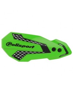 PARAMANOS POLISPORT MX FLOW KAWASAKI KX 250 F (20-22) VERDE-NEGRO