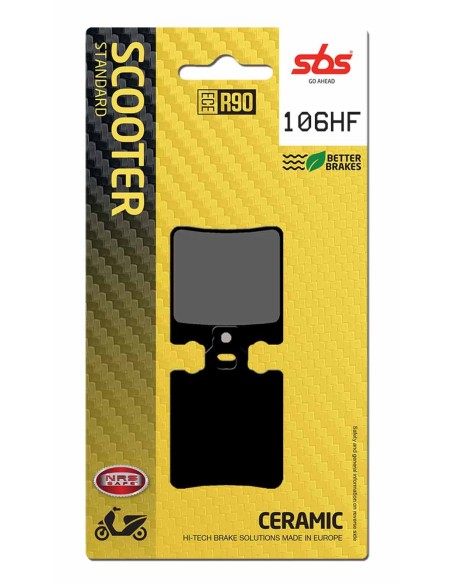 Pastilla de freno SBS P106-HF