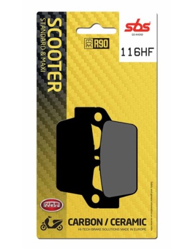 Pastilla de freno SBS P116-HF