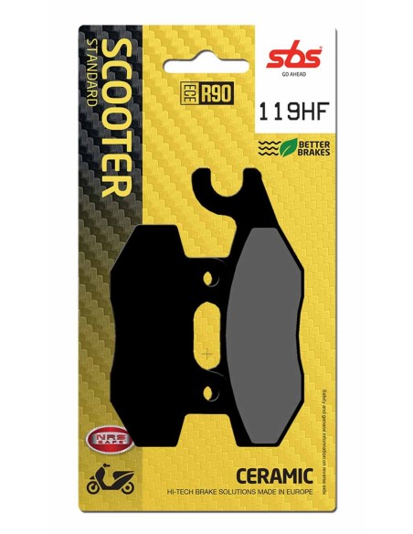 Pastilla de freno SBS P119-HF