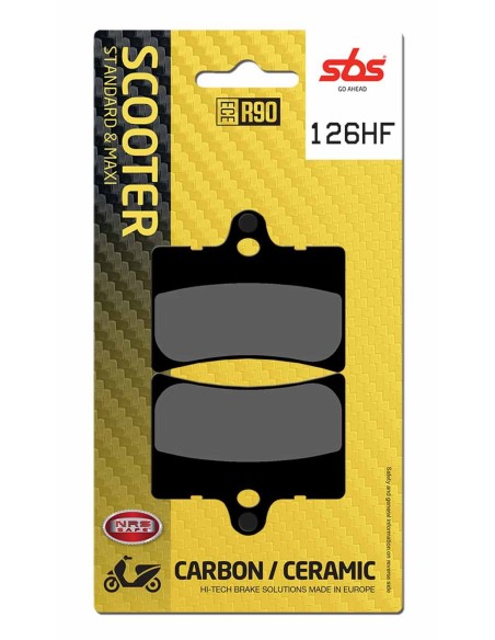 Pastilla de freno SBS P126-HF