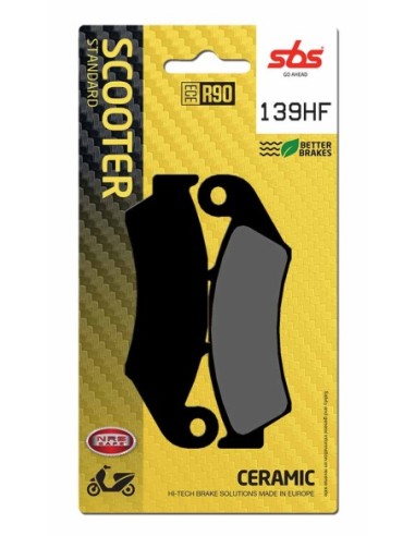 Pastilla de freno SBS P139-HF