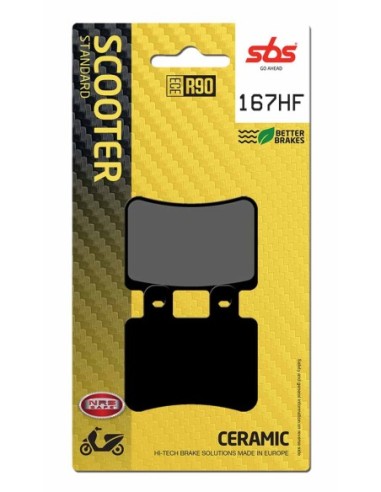 Pastilla de freno SBS P167-HF