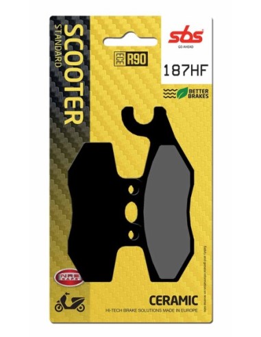Pastilla de freno SBS P187-HF