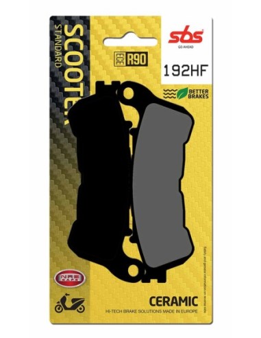 Pastilla de freno SBS P192-HF