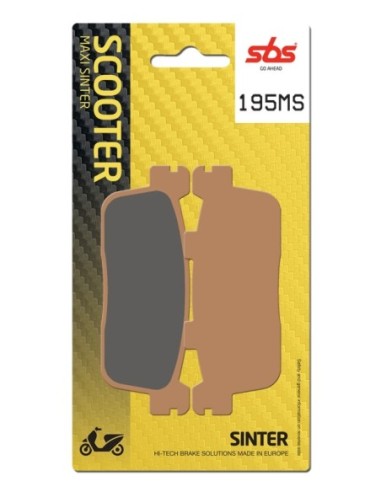 Pastilla de freno SBS P195-MS
