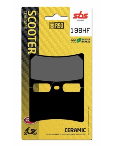 Pastilla de freno SBS P198-HF
