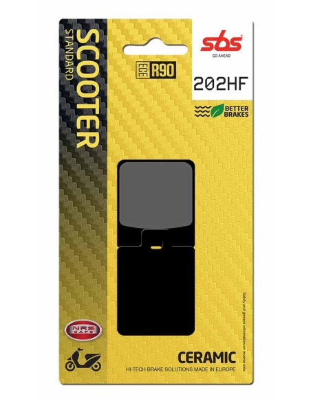 Pastilla de freno SBS P202-HF