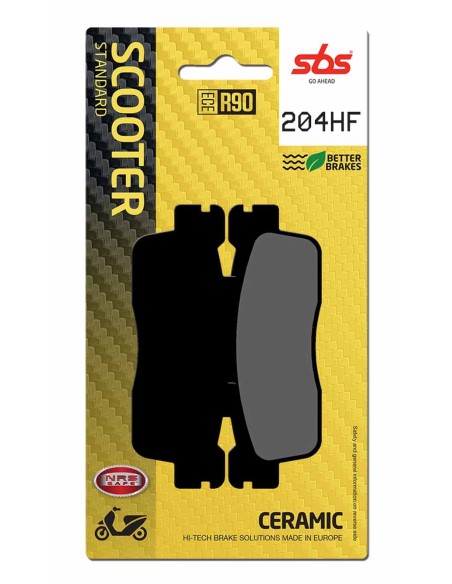 Pastilla de freno SBS P204-HF