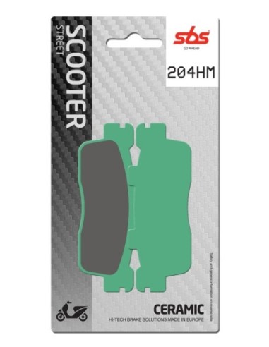 Pastilla de freno SBS P204-HM
