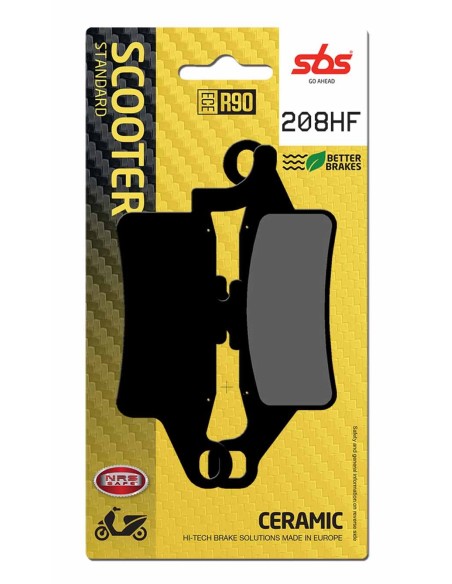Pastilla de freno SBS P208-HF