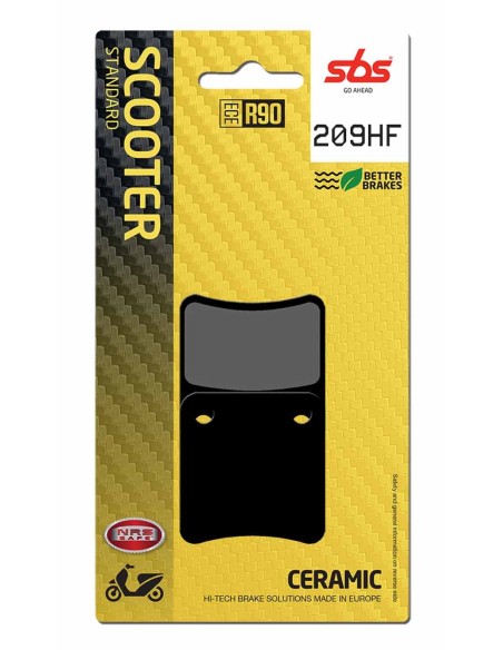 Pastilla de freno SBS P209-HF