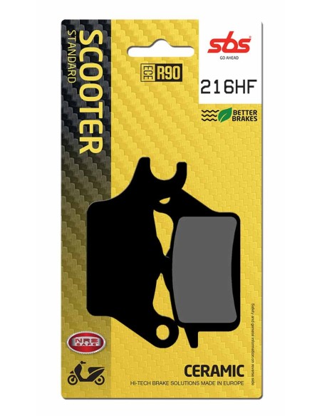 Pastilla de freno SBS P216-HF