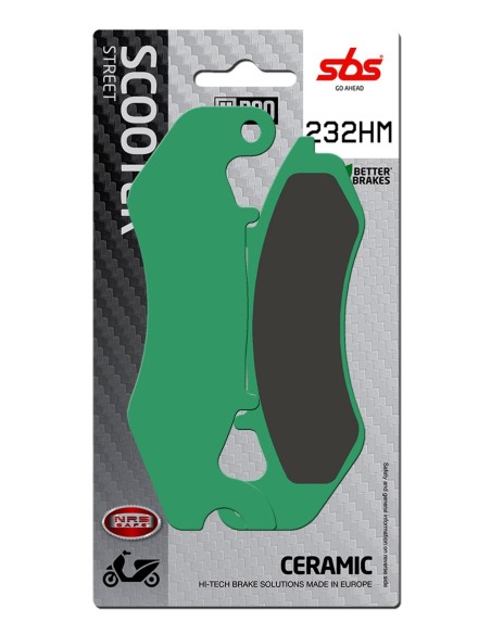 Pastilla de freno SBS P232-HM