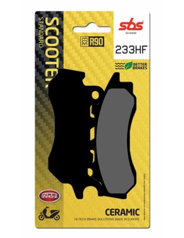 Pastilla de freno SBS P233-HF
