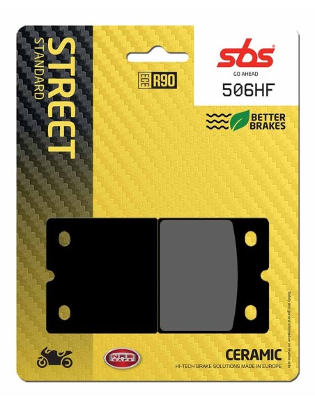 Pastilla de freno SBS P506-HF