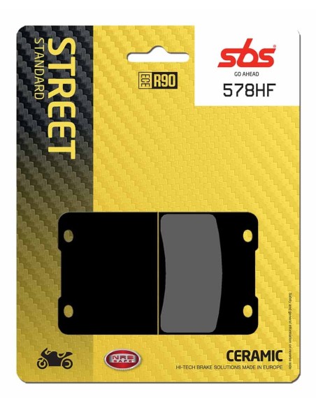 Pastilla de freno SBS P578-HF
